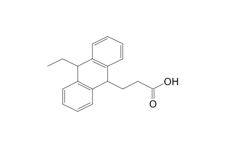 3-(10-Ethyl-9,10-dihydro-9-anthracenyl)propanoic acid