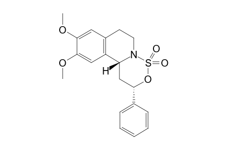(2S,11bR)-9,10-dimethoxy-2-phenyl-2,6,7,11b-tetrahydro-1H-oxathiazino[4,3-a]isoquinoline 4,4-dioxide
