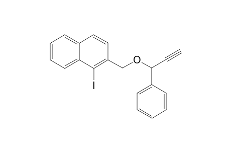 1-Iodo-2-[(1'-phentyl-2'-propynyl)oxymethyl]-naphthalene