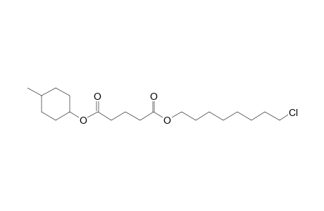 Glutaric acid, 8-chlorooctyl 4-methylcyclohexyl ester