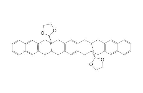 syn-Benzo[1,2-h;4,5-h']bis(naphtho[2,3-c]bicyclo[4.4.1]undeca-3,8-diene-11-one)bis(ethyleneacetal)