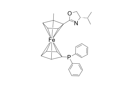 1-Diphenylphosphino-1'-[S-4-isopropyl-2,5-oxazolinyl]-2'-(Rp)-(methyl)-ferrocene