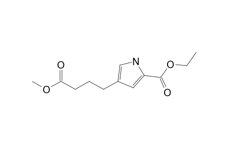 4-(4-keto-4-methoxy-butyl)-1H-pyrrole-2-carboxylic acid ethyl ester