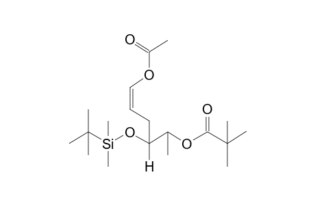 (4R)-1-Acetoxy-4-(tert-butyldimethylsilyloxy)-5-pivaloyloxyhexene