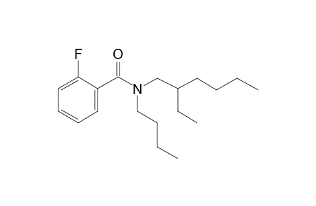 Benzamide, 2-fluoro-N-butyl-N-(2-ethylhexyl)-