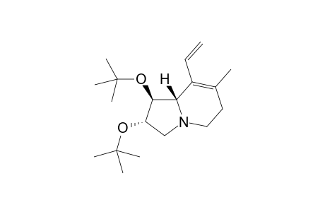 (1S,2S,8aS)-1,2-Di-tert-butoxy-7-methyl-8-vinyl-1,2,3,5,6,8a-hexahydroindolizine