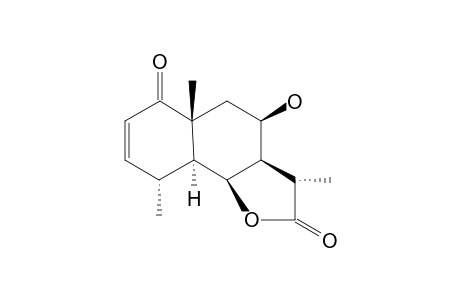 4-B-H,5-A-H,11-B-H-EUDESM-2-EN-12,6-B-OLIDE,8-B-HYDROXY-1-OXO