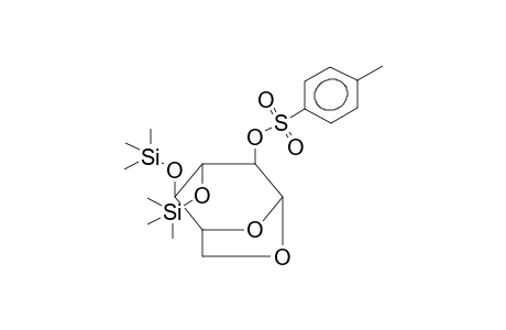 1,6-ANHYDRO-2-O-TOSYL-3,4-DI-O-TRIMETHYLSILYL-BETA-D-GLUCOPYRANOSE