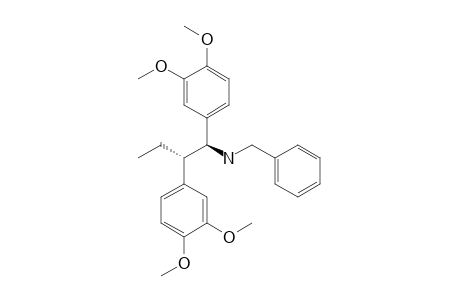 (1S,2S)-1,2-bis(3,4-dimethoxyphenyl)-N-(phenylmethyl)-1-butanamine