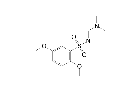 2,5-dimethoxy-N-[(dimethylamino)methylene]benzenesulfonamide