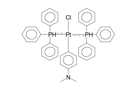 TRANS-BIS(TRIPHENYLPHOSPHINE)(PARA-DIMETHYLAMINOPHENYL)CHLOROPLATINA