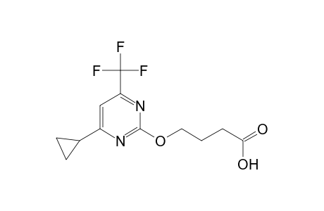 butanoic acid, 4-[[4-cyclopropyl-6-(trifluoromethyl)-2-pyrimidinyl]oxy]-