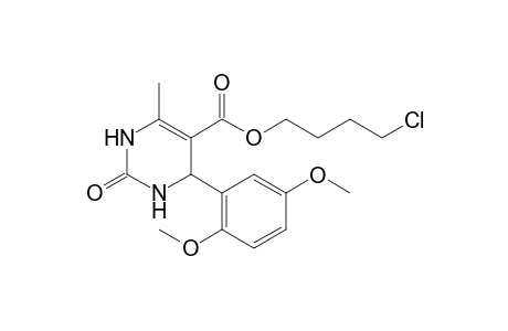 4-Chlorobutyl 4-(2,5-dimethoxyphenyl)-3,4-dihydro-6-methyl-2(1H)-oxopyrimidine-5-carboxylate