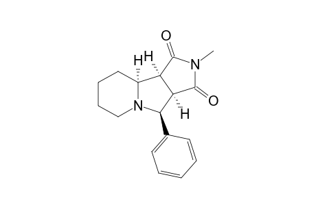 2,3,3a.alpha.,4.beta.,6,7,8,9a.alpha.,9b.alpha.-decahydro-2-methyl-4-phenyl-1H-pyrrolo[3,4-a]indolizine-1,3-dione