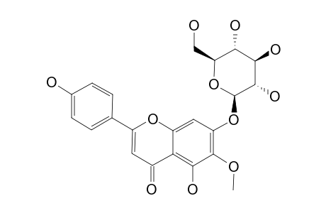 HISPIDULIN-7-O-BETA-D-GLUCOPYARNOSIDE