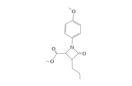 1-(4'-Methoxyphenyl)-3-propyl-4-(methoxycarbonyl)-1-azetidin-2-one