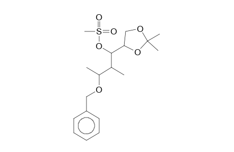 2-O-Benzyl-1,3-dideoxy-3-methyl-5,6-O-(1-methylethylidene)-4-O-(methylsulfonyl)-d-allitol