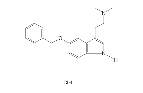 5-(BENZYLOXY)-3-[2-(DIMETHYLAMINO)ETHYL]INDOLE, HYDROCHLORIDE