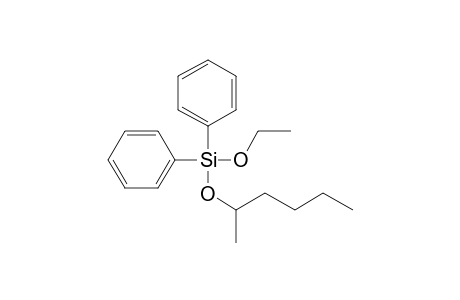 Silane, diphenylethoxy(hex-2-yloxy)-