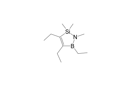 1-Aza-2-sila-5-boracyclopent-3-ene, 3,4,5-triethyl-1,2,2-trimethyl-