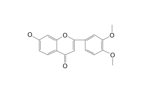 4H-1-Benzopyran-4-one, 2-(3,4-dimethoxyphenyl)-7-hydroxy-