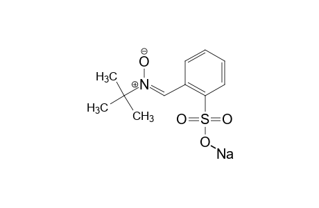 o-(N-tert-butylformimidoyl)benenesulfonic acid, sodium salt, N-oxide