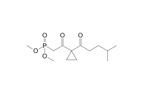 1-[2-(Dimethoxyphosphoryl)acetyl]-1-(4-methylpentanoyl)cyclopropane