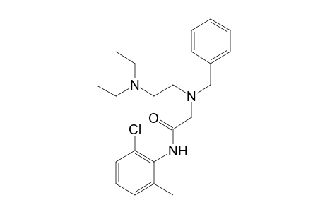 2-{benzyl[2-(diethylamino)ethyl]amino-6'-chloro-o-acetotoluidide