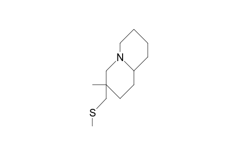 3(A)-Methyl-3(E)-methylthiomethyl-quinolizidine