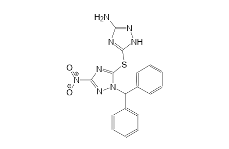 5-[(1-benzhydryl-3-nitro-1H-1,2,4-triazol-5-yl)sulfanyl]-1H-1,2,4-triazol-3-amine