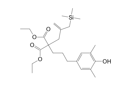 2,6-Dimethyl-4-{4,4-bis(ethoxycarbonyl)-6-[(trimethylsilyl)methyl]-6-heptenyl}phenol