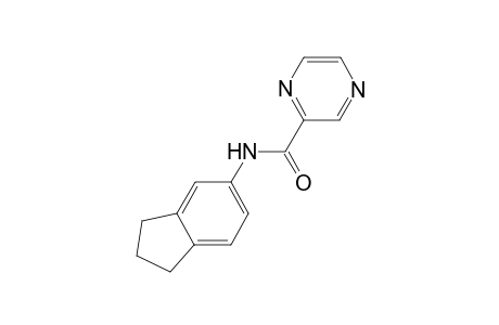 N-(2,3-dihydro-1H-inden-5-yl)-2-pyrazinecarboxamide