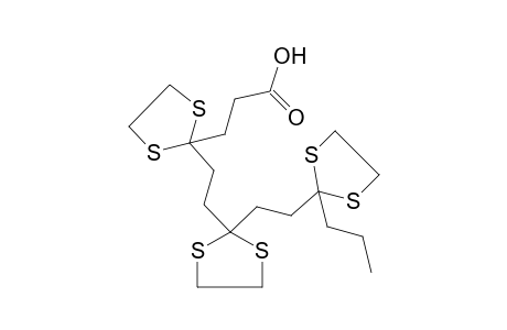 4,7,10-TRIOXOTRIDECANOIC ACID, TRIS(CYCLIC ETHYLENE MERCAPTOLE)