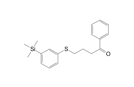 1-Phenyl-4-(phenylthio)-5-(trimethylsilyl)-1-butanone