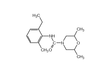 2,6-dimethyl-6'-ethyl-4-morpholinecarboxy-o-toluidide