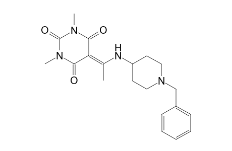 5-{1-[(1-benzyl-4-piperidinyl)amino]ethylidene}-1,3-dimethyl-2,4,6(1H,3H,5H)-pyrimidinetrione