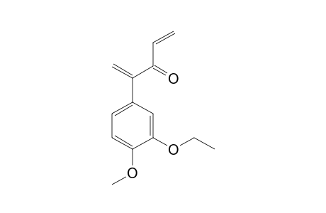 2-(3-Ethoxy-4-methoxyphenyl)-1,4-pentadien-3-one