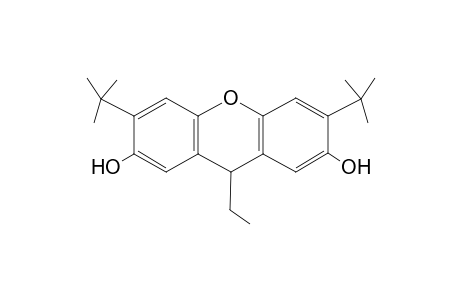 3,6-Ditert-butyl-9-ethyl-9H-xanthene-2,7-diol