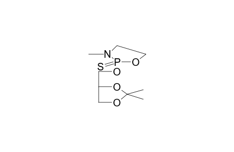 2-THIOXO-2-(1,2-O-ISOPROPYLIDENGLYCERO)-3-N-METHYL-1,3,2-OXAZAPHOSPHOLANE