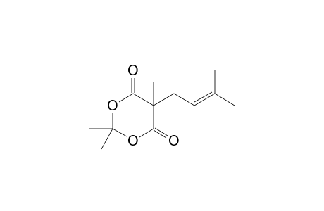 2,2,5-trimethyl-5-(3-methylbut-2-enyl)-1,3-dioxane-4,6-dione