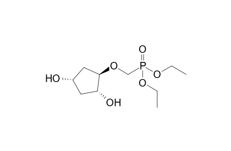 (1.alpha.,3.alpha.,4.beta.)-4-(Diethylphosphono)methoxycyclopentane-1,3-diol