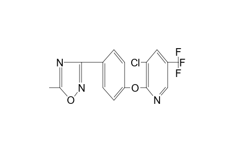 3-{p-{[3-chloro-5-(trifluoromethyl)-2-pyridyl]oxy}phenyl}-5-methyl-1,2,4-oxadiazole