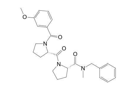 (S)-N-Benzyl-1-((3-methoxybenzoyl)-L-prolyl)-N-methylpyrrolidine-2-carboxamide