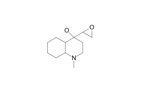 1-Methyl-4-oxiranyl-trans-decahydroquinol-4-ol