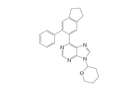 6-(6-Phenylindan-5-yl)-9-tetrahydropyran-2-yl-purine