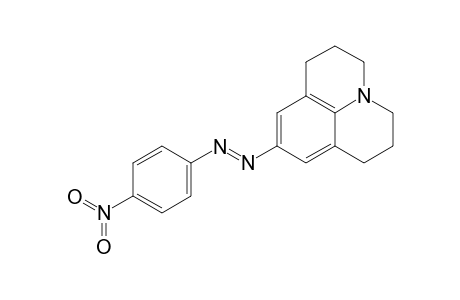 9-[(p-nitrophenyl)azo]-2,3,6,7-tetrahydro-1H,5H-benzo[ij]quinolizine