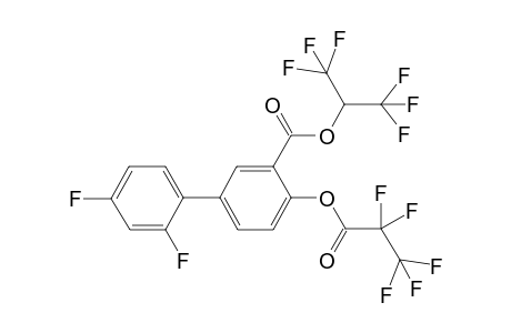 Diflunisal - derivatized with HFP and PFPA