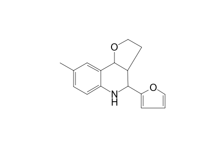 4-(2-Furyl)-8-methyl-2,3,3a,4,5,9b-hexahydrofuro[3,2-c]quinoline