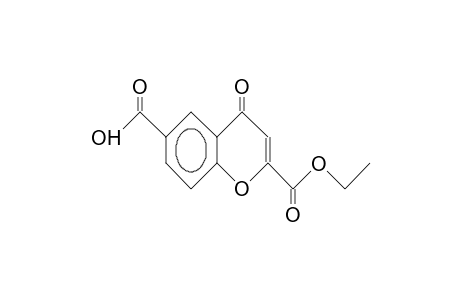 2-carbethoxy-4-keto-chromene-6-carboxylic acid