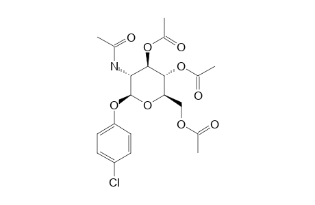 1-(PARA-CHLOROPHENYL)-2-N-ACETAMIDO-2-DEOXY-BETA-D-GLUCOPYRANOSIDE-PERACETYLATED